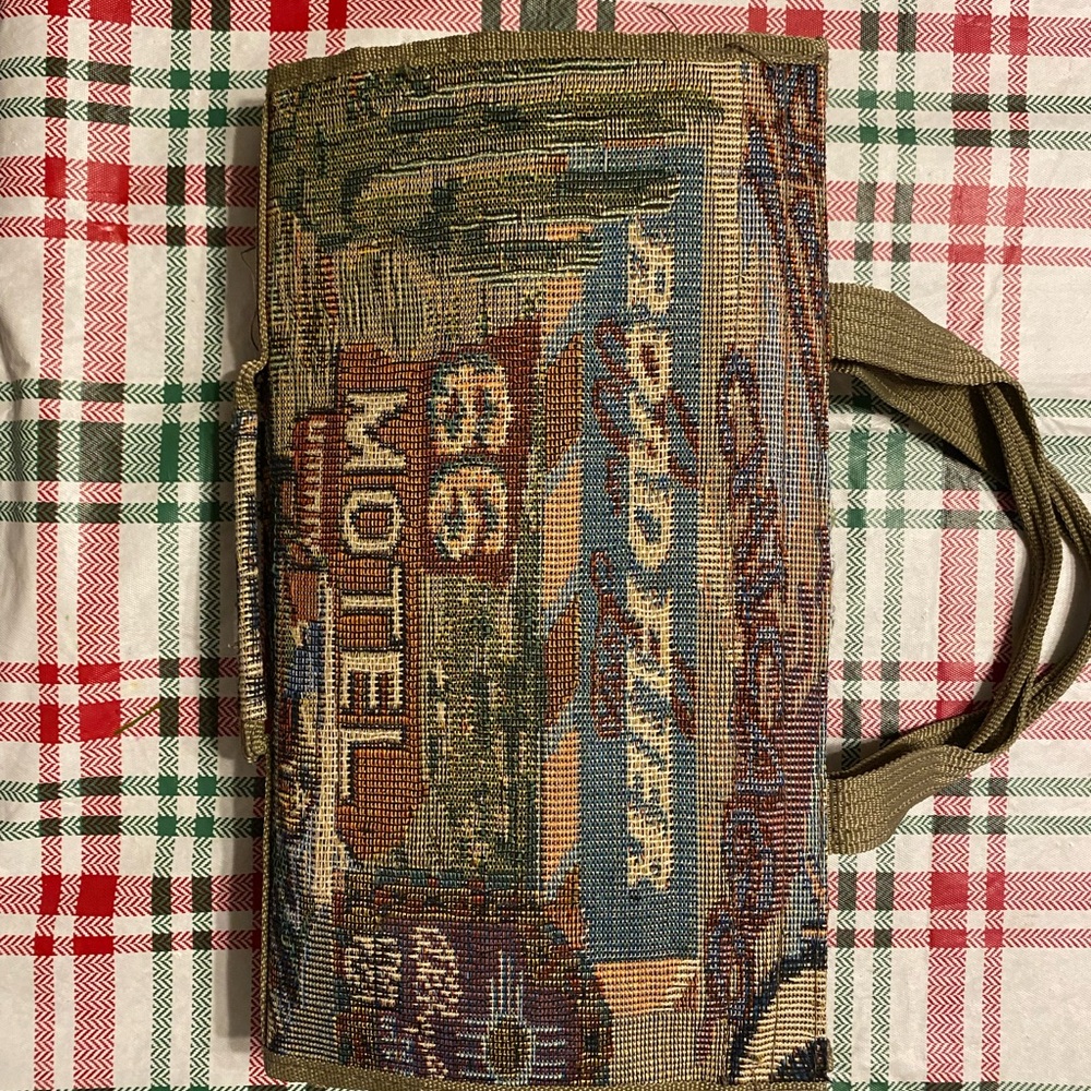 Vintage Tapestry Men's Bag - Multicolor